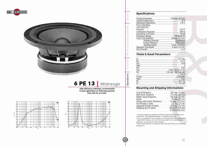 B&C; Speakers Speaker System 6 PE 13-page_pdf